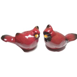 Pinecone Cardinal Salt and Pepper Shaker