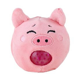 Toyland® 8cm Furry Farm Animal Jelly Squeezers - Children's Novelty Toys (Pig)