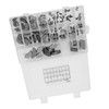 135 Pcs Woodruff Key Flywheel Pulley Crank Way Key Assortment