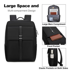 Dobaly Laptop Backpack 15.6 Inch Travel Backpack Laptop Rucksack, Water Resistant College School Backpack Business Work Bag for Men and Women