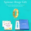 Spinner Ring For Anxiety Women – 6mm Gold Plated Stainless