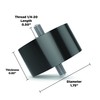Isolate It!: Sorbothane Male/Male Vibration Stud Mount - 1/4-20 -
