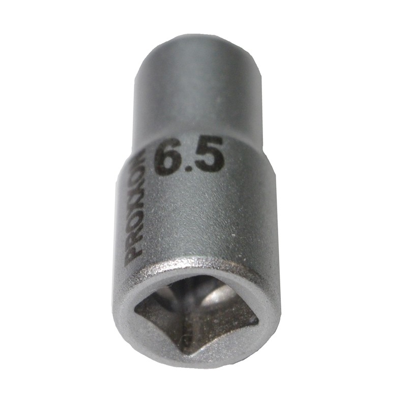 PROXXON 23715 Socket Spanner Insert/Socket 6.5 mm Drive 6.3 mm