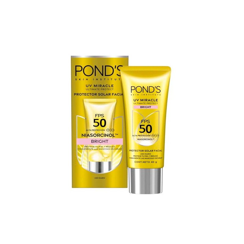 POND'S Protector Solar Facial 50 FPS UV Miracle Bright, Anti-Manchas