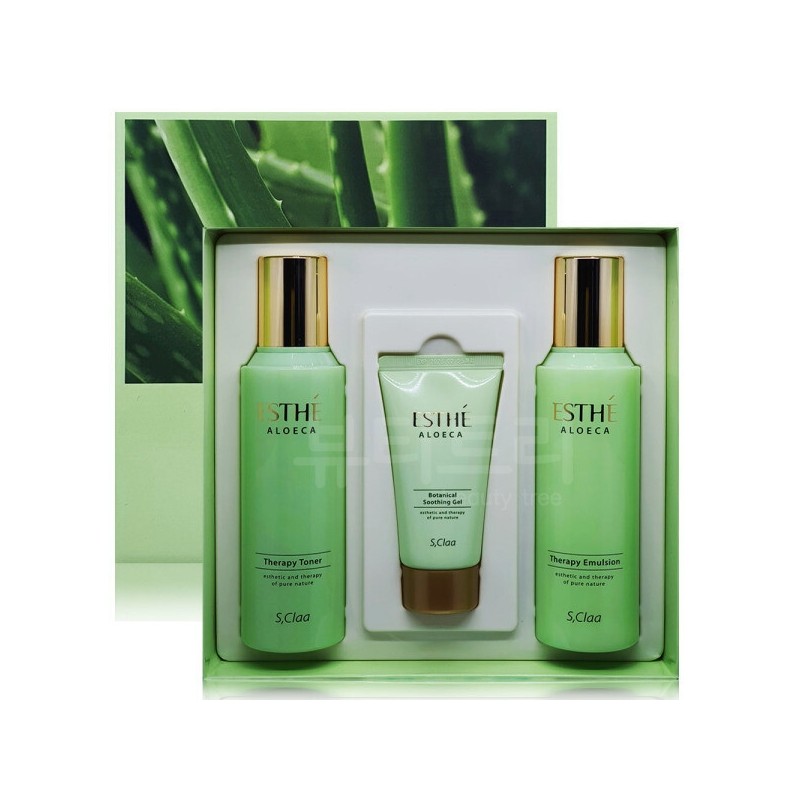 Beauty treatment aloeca basic 2-piece set skin lotion gift set