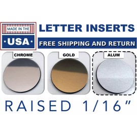 Advanced Trims ALUM Front Splitter PLASTIC LETTERS Fits Shelby GT350 2015 - 2019 NOT VINYL