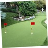Kisangel 3 Pcs Golf Green Putting Mats Training Aid 12