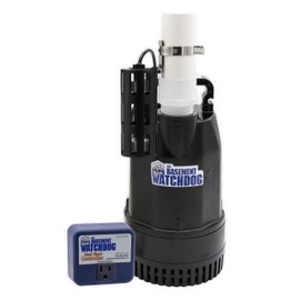 THE BASEMENT WATCHDOG Model SIT-50D 1/2 HP 4,400 GPH at 0 ft. and 3,540 GPH at 10 ft. Cast Iron Submersible Sump Pump with Top Discharge and Caged Dual Micro Reed Float Switch and Controller