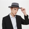 Classic Fedora Hat Flat Top Hat Felt Pork Pie Hat