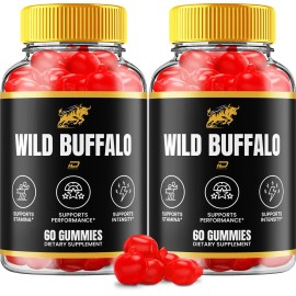 Wild Buffalo (2 Pack) Wild Buffalo Gummies for Men – WildBuffalo Male Gummy Natural Blend