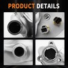 GLOCRORET Aluminum Thermostat Housing Assembly Compatible with 2001-2005 Ford Explorer,