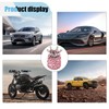 KITUREK 4PCS Crown Car Tire Valve Stem Caps, Crystal Rhinestone,