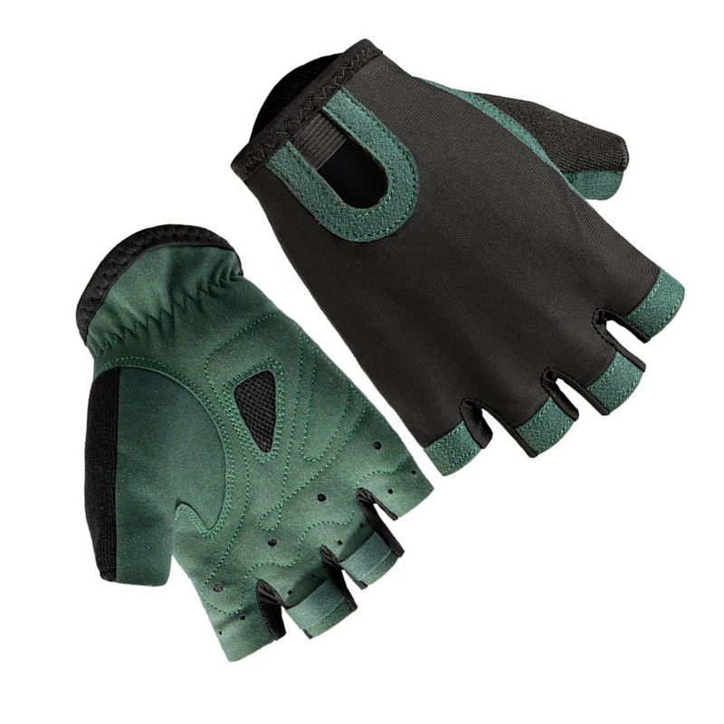 Fingerless Gloves Anti Slip Shock Absorbing Half Finger Gloves for