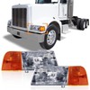 Headlight with Corner Lamp fit for Peterbilt 385/377 Trucks Halogen