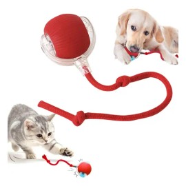 360° Pelota Interactiva Juguetes Eléctrica Para Perro Gato | Autónoma Recargable Con Evita Obstáculos, Batería 6h, Material Antimordeduras Para Cachorros, Gatitos Y Adultos