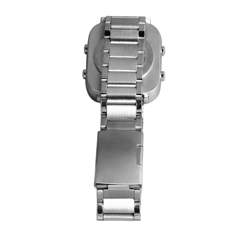 Men Led Digital Watch Creative Square Waterproof Backlight Pedometer Sports