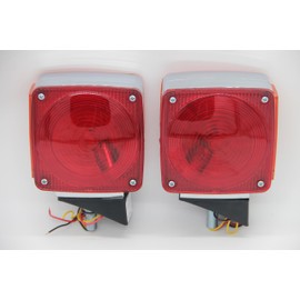 Blinkers Compatible with Ford F600 Dump Truck Turn Signal Lights Blinkers LH/RH 1969 1970 1971 1972 1973 1974 1975 1976 1977 1978 1979 Halogen Red Amber