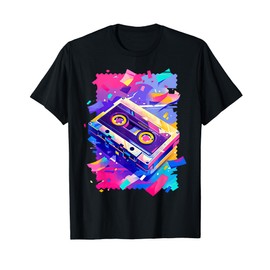 Retro Cassette Tape Vaporwave Aesthetic 90s Pop Music T-Shirt
