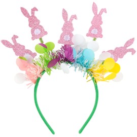 FASOTY Easter Headband - Bunny Headbands For Women Girls Cute Colorful Easter Spring Hairband Easter Party Hair Accessories