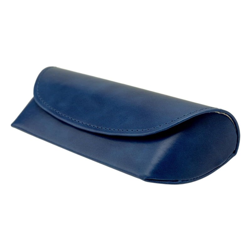 テーシーケース メガネケース おしゃれ レザー 革製 セミハード ケース マグネット式 アルミ ポリウレタン