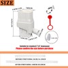 XPINYT Rain Barrel Diverter Kit, Downspout Diverter for Diverting Water,