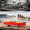 Battery Organizer Storage Holder Box Case with Tester, New Ultra-Large