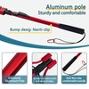 Fishing net (Foldable 19.68, Red, 38in)