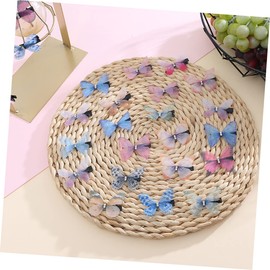 FOMIYES 3sets Hair Clip for Women Butterfly Fairy Jewelry Decorative Clips Small Hair for Wedding Party Banquet 18pcs*3 Random Color