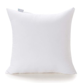 Acanva Hypoallergenic Throw Pillow Inserts Soft Square Euro Decorative Form Stuffer Cushion Sham Filler, 26x26, White