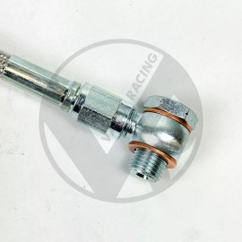 Valex Racing K SWAP S2000 S2K CMC CLUTCH MASTER CYLINDER ADAPTER PLATE & BLACK SS CLUTCH LINE