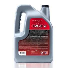 ULTRA 1PLUS SAE 0W-20 Full Synthetic Motor Oil, API SP, ILSAC GF-6A, dexos™ 1 Gen3 - Jug (5 QTS)