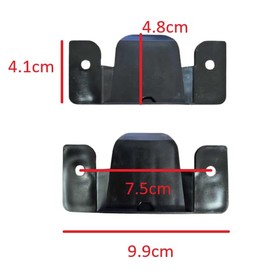Just Accessories High Quality Plastic Flush Mount Sofa Connectors Headboard Picture Hanging Wall Interlocking Brackets (4)