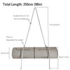DAOSUN Yoga Mat Strap - 8MM Adjustable Paracord Carrier for