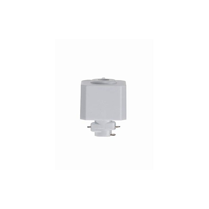 White 240V Single Circuit Track Pendant Adaptor Accessory Track Lighting