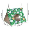 BDKMMS Bird Hammock, Parrot Hanging Bed House with 2 Metal