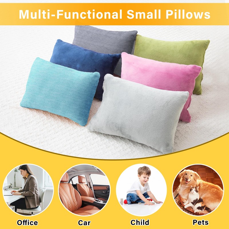 1 MIDDLE ONE 2 Pack Small Pillow, Cooling Memory Foam