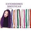 Sintético 3 Extensiones De Cabello Sintetico Para Trenzas 58cm