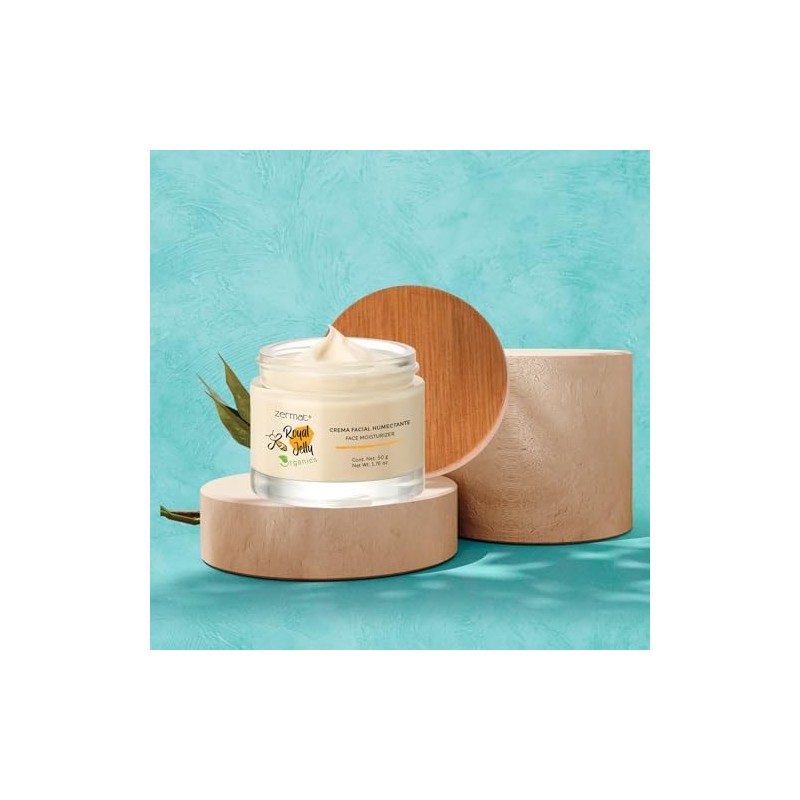 Crema Facial Humectante Orgánica con Miel Royal Jelly Sensación de