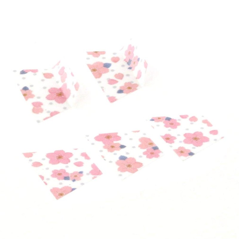 Sunstar Bungu S2817349 Fusen Passing Prayers Series, Pentagonal Fusen, Sakura,