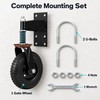 8 Inch Spring Loaded Heavy Duty Gate Wheel, 600 lb