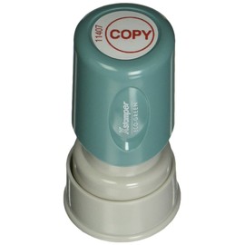 Xstamper(R) One-Color Specialty Stamp, Round, "Copy", Red
