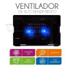 TS Cool Pad Base Laptop Enfriadora 2 Ventiladores 3 Posiciones