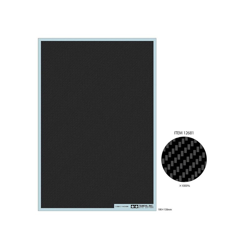Tamiya 12681 – 1:6/1:12/1:24 carbon decorative twill / fine, model