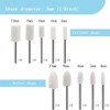 Luo ke 100 Pcs Wool Polishing Bits - 1/8 Inch