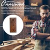 Onmiwod Guitar Wall Mount, Black Walnut Wood Guitar Hanger, U-Shaped