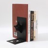 I-TOTAL® - Cute Metal Book Stand Bookends for Bookshelf/Table (CAT)
