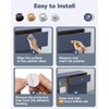 Anobeyi 5 Pack Self Adhesive Cabinet Knobs, No Drilling Self