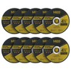 MIDO Professional Abrasive Discs 10 Packs 115 mm Ultra Thin