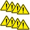 Pack of 8 Warning Stickers 6 x 5 cm Warning