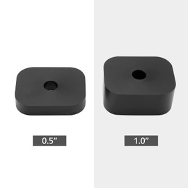 Anxingo Kit de elevación del asiento delantero del conductor o pasajero, espaciador reclinable, kit de elevación de 1/2"-1.5"